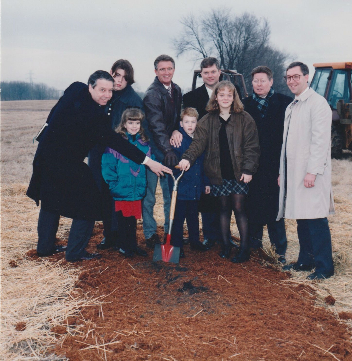 Ground breaking for Activity Center in 1996