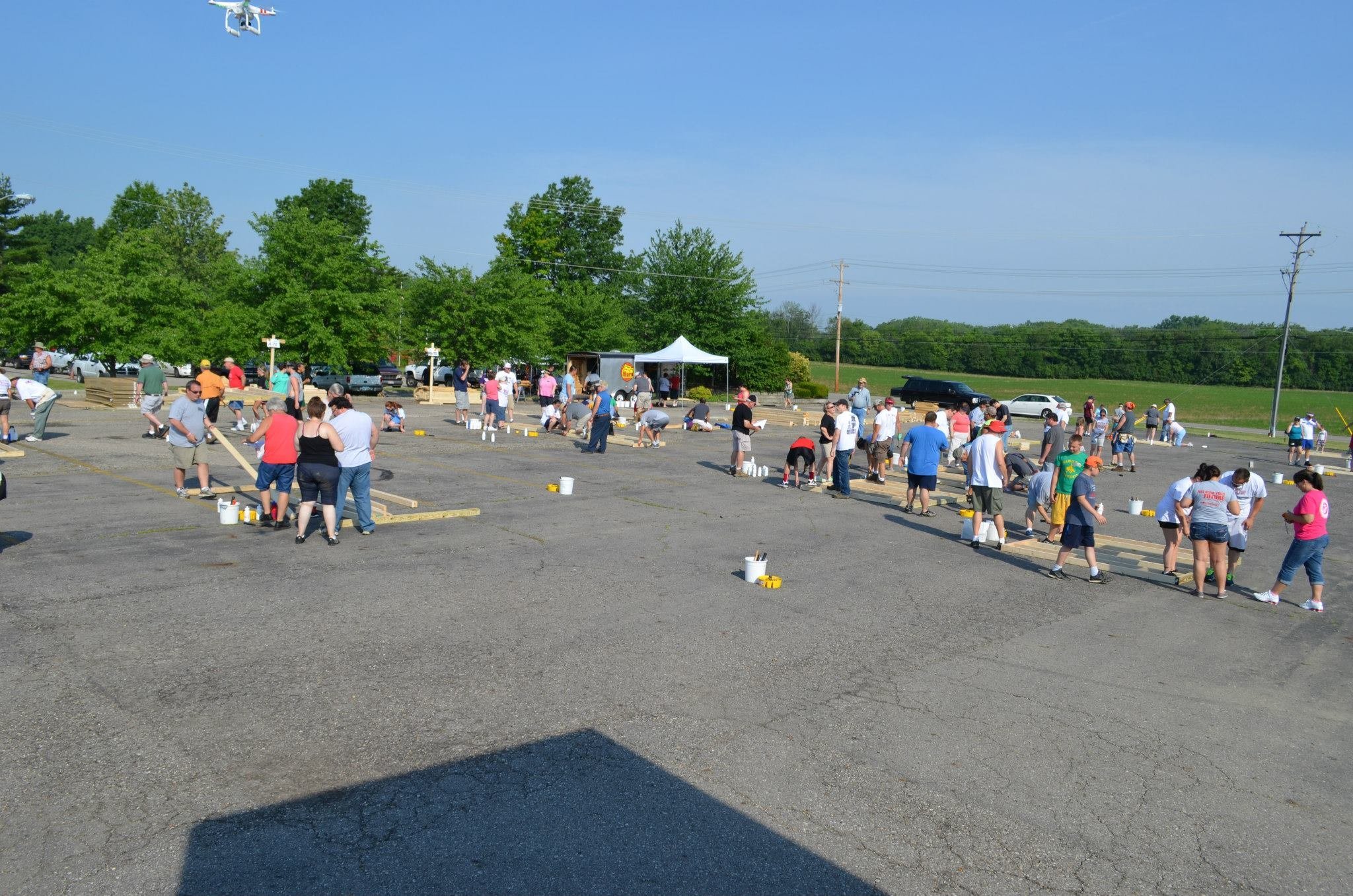 17 teams building walls for Help Build Hope homes 2013